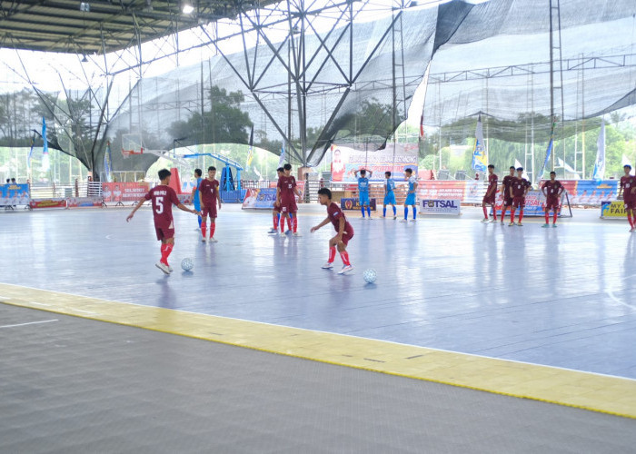 Pertandingan Futsal PORPROV XV Sumsel Resmi Bergulir, Muba Tundukkan OKI di Laga Perdana