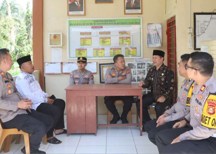 Kapolres Muba Sambangi Polsek Sanga Desa, Perkuat Layanan Publik dan Silaturahmi dengan Tokoh Masyarakat