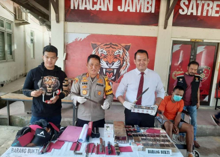 Spesialis Pencuri Alfamart dan Indomaret Diamankan Polresta Jambi, Sudah Puluhan Kali Beraksi