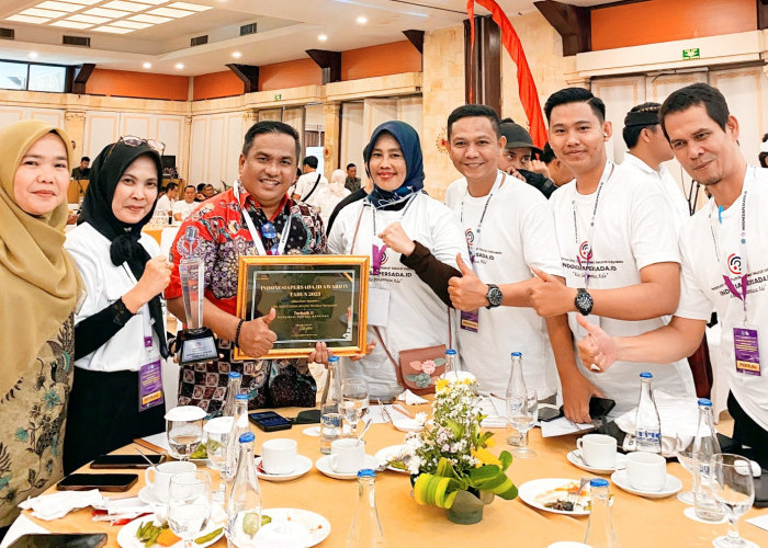 Juara bertahan, Dinkominfo Muba Juara Terbaik I Katagori Dekorasi Stand Terbaik 2023