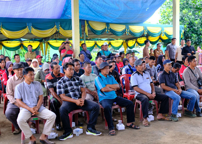 Bupati Muba Tinjau Kebun Pembibitan dan Beri Diskon 50 Persen Sewa Alat Berat