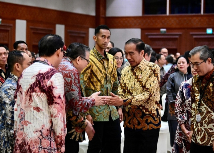 Pj Gubernur Sumsel Simak Pengarahan Presiden Jokowi Pada Kegiatan Penyampaian LHP LKPP dan IHPS II TA 2023
