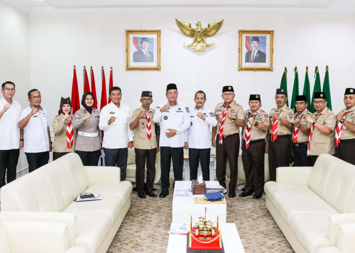 Bupati Muba H M Toha SH Dukung Penuh Kegiatan Pramuka untuk Pembentukan Karakter Pemuda