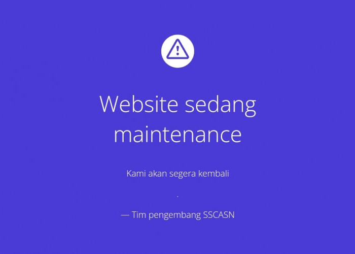 Jelang Pentupan Pendaftaran, Web SSCASN 2023 Down, Pelamar Ramai Serbu Medsos BKN