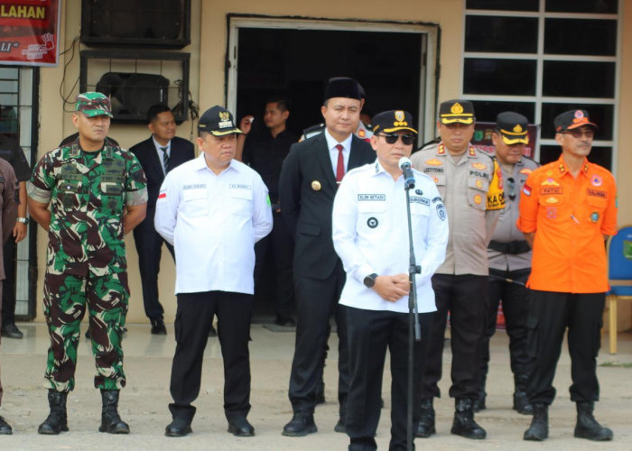 Usai Karhutlah, PJ Gubernur dan PJ Bupati Muba Persiapan Personil Siaga Bencana Banjir 