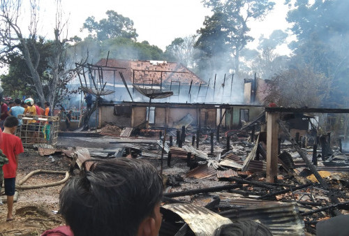 Ini Pemilik Rumah Terbakar di Ulak Teberau, Kerugian Ratusan Juta Rupiah