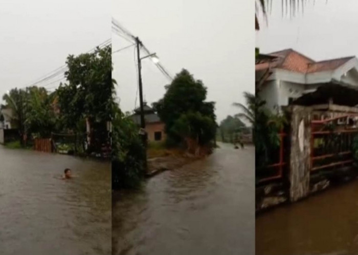 Hujan Lebat, Permukiman Warga Sukajaya Palembang Kebanjiran, Pembangunan Town House Disorot