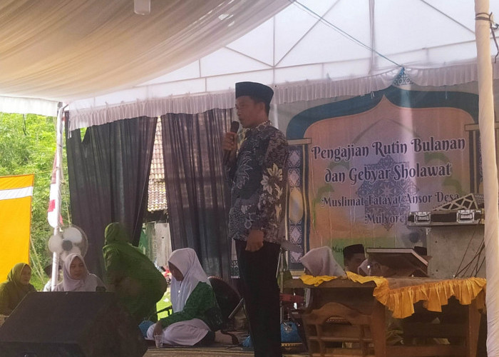 Muslimat Fatayat Desa Mulyo Rejo Gelar Pengajian Rutin, Dihadiri Kades dan Anggota DPRD Muba