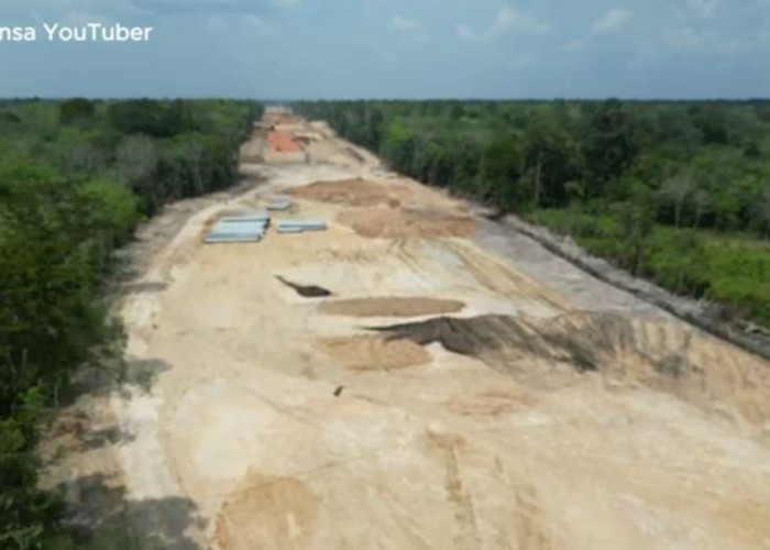 Lebih Dari 2 Bulan Dikerjakan, Begini Peogres Pembangunan Tol Betung-Jambi di Muba