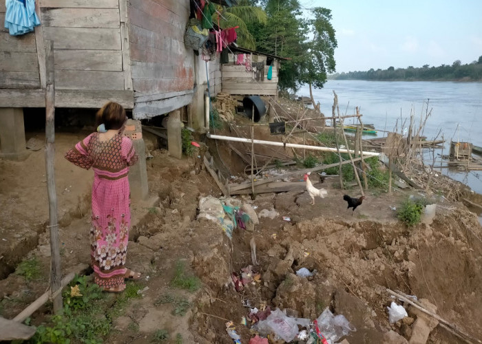 Susul Sekayu, Longsor di Rantau Panjang Kecamatan Lawang Wetan, Sebabkan 3 Rumah Rusak 