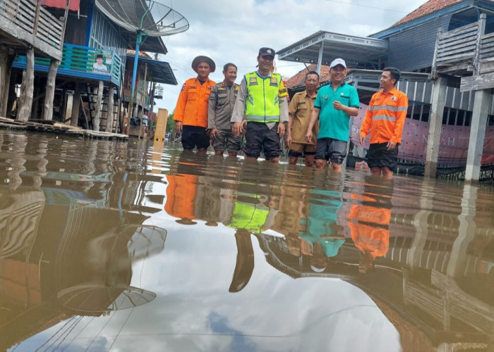 Sejumlah Desa di Muba Terendam Banjir, Ketinggian Ada Mencapai 1 Meter