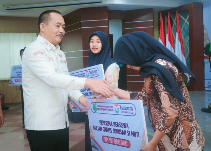 Program Kuliah Gratis Muba! 25 Putra-Putri Daerah Dikirim ke Universitas Telkom Bandung