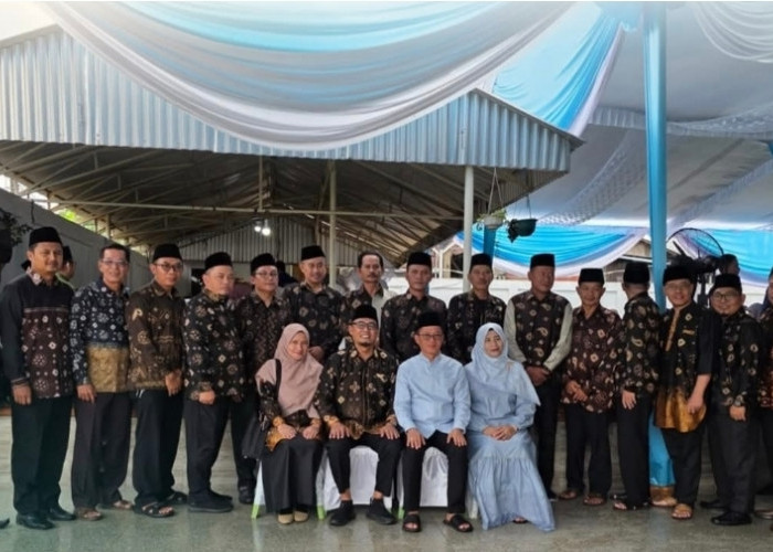 Perkuat Sinergi Pelayanan Keagamaan, Kemenag Muba Hadiri Open House Kanwil Sumsel