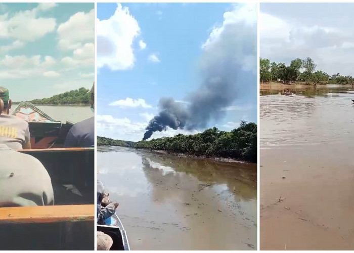 2 Warga Sungai Lilin Masih Hilang Disekitar Lokasi Kebakaran Sumur Minyak, Keluarga Masih Lakukan Pencarian