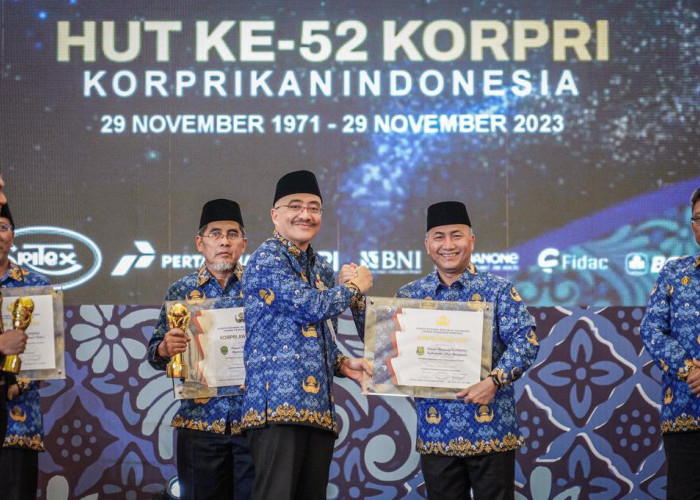 Program Seragam Gratis dan KTA Elektronik Dapat Apresiasi, Muba Satu-satunya Kabupaten Peraih KORPRI Award