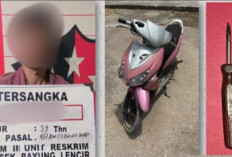 Panjat Pohon Masuk Rumah, Pria Asal Lais Ditangkap Usai Curi Motor Vario di Bayung Lencir