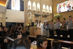 404 Gereja Terjaga, Polda Sumsel Perkuat Rasa Aman Umat Nasrani Saat Paskah 2026