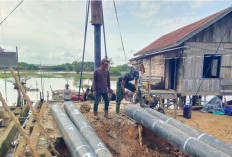 Jembatan Gantung Sungai Dabuk OKI Mulai Dibangun, Progres 5,90 Persen Permudah Akses Warga dan Pelajar