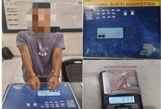 Digerebek Pagi Hari, Pengedar Sabu di Perumahan PT GPI 1 Ditangkap dengan 15 Paket Barang Bukti