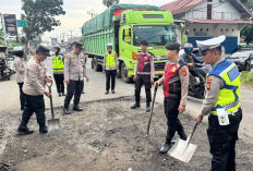 Jelang Mudik Lebaran 2026, Polda Sumsel Benahi Jalan dan Fasilitas Publik Lewat Program Belida
