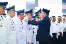 Bupati Toha Tohet Lantik Ratusan Pejabat Pemkab Muba, Ini Pesannya