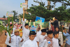 Ratusan Siswa SD Negeri 1 Sungai Lilin Gelar Kirab Sambut Ramadan 2026