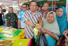 Warga Batanghari Leko Sumringah, Paket Sembako dan Gas Subsidi Diserbu Saat Operasi Pasar Murah
