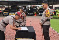 Kapolres Muba Pimpin Sertijab 3 PJU, Ini Daftar Nama dan Jabatan Barunya