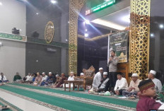 Kapolsek Bayung Lencir Hadiri Peringatan Isra Mi’raj, Ajak Warga Jaga Kamtibmas