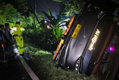 Bus PO Anugerah Terjun ke Jurang di Lahat, Respons Cepat Polisi Setelah Laporan 110