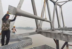 Kontraktor Optimistis Jembatan P6 Lalan Tersambung 31 Januari 2027, Progres Capai 69,98 Persen