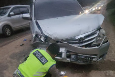 Kecelakaan Beruntun di Jalintim Muba, Empat Kendaraan Terlibat Tanpa Korban Jiwa