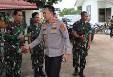Perkuat Kekompakan Wilayah, Kapolres Muba Sambangi Koramil Sungai Lilin Usai Kunjungan ke Polsek