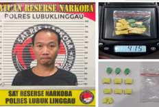 Modus COD Lintas Provinsi Terbongkar, Kurir Ekstasi Asal Riau Gagal Kabur di Lubuk Linggau