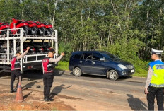 Arus Kendaraan Meningkat di Jalintim Palembang–Betung, Polisi Lakukan Urai Macet di Tol Musi Landas