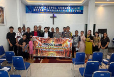 Kapolsek Marlin Sambangi Gereja HKGB Sungai Lilin, Perkuat Silaturahmi dan Sampaikan Pesan Kamtibmas