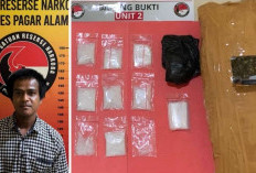 Hotel Jadi Titik Transit Narkoba, Polisi Gagalkan Peredaran Hampir 1 Kg di Pagar Alam