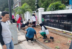 Bangun Budaya Kerja Sehat dan Solid, Disdikbud Muba Galakkan Senam dan Gotong Royong Pegawai