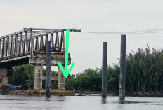 Tongkang Tabrak Tiang Pancang Jembatan Lalan, Warga Desak Pembangunan Segera Dilanjutkan