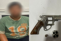 Simpan Senpi Rakitan di Pondok Kebun Sawit, Pemuda Asal Sekayu Diciduk Satreskrim Polres Muba