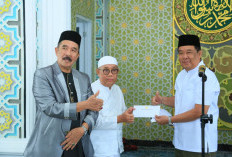 Wagub Sumsel Cik Ujang Dorong Kemakmuran Masjid Ummul Tumina Melalui Bantuan Material dan Spiritual