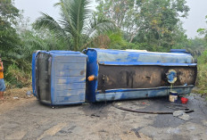 Truk Tangki Muatan Solar Olahan Terguling di BHL, Polisi Bongkar Lokasi Bleaching Minyak