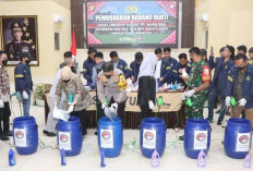 22 Kg Sabu Dimusnahkan Polres Banyuasin, Terungkap dari Kasus Lakalantas di Jalur Palembang–Jambi