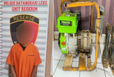 Pencuri Genset di Batang Hari Leko Dibekuk Polisi, Modus Manfaatkan Rumah Sepi
