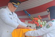 Upacara HUT RI ke-81 di Sungai Lilin Berlangsung Khidmat, Paskibra Sukses Kibarkan Merah Putih