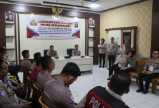 Polres Muba Gelar Latpraops Lilin 2025, Empat Pos Pengamanan Disiagakan Selama Nataru