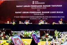 Dorong Kredit Produktif dan UMKM, Bupati Muba Hadiri RUPS Bank Sumsel Babel 2026