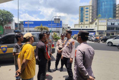 Polda Sumsel Edukasi Keamanan di Pasar Cinde dan Megahria Jelang Lebaran