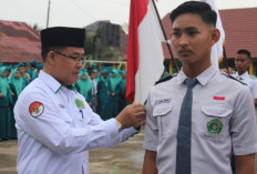 MAN 1 Musi Banyuasin Lantik Paskibra Angkatan ke-44, Cetak Generasi Disiplin dan Berjiwa Pemimpin