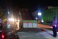 Arus Jalintim Segera Dibuka Dua Jalur, Titik Pengecoran KM 17 Ditimbun Batu Agregat